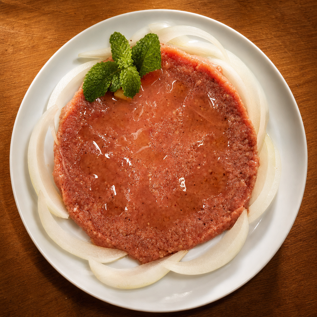 Kibbeh Nayyeh.