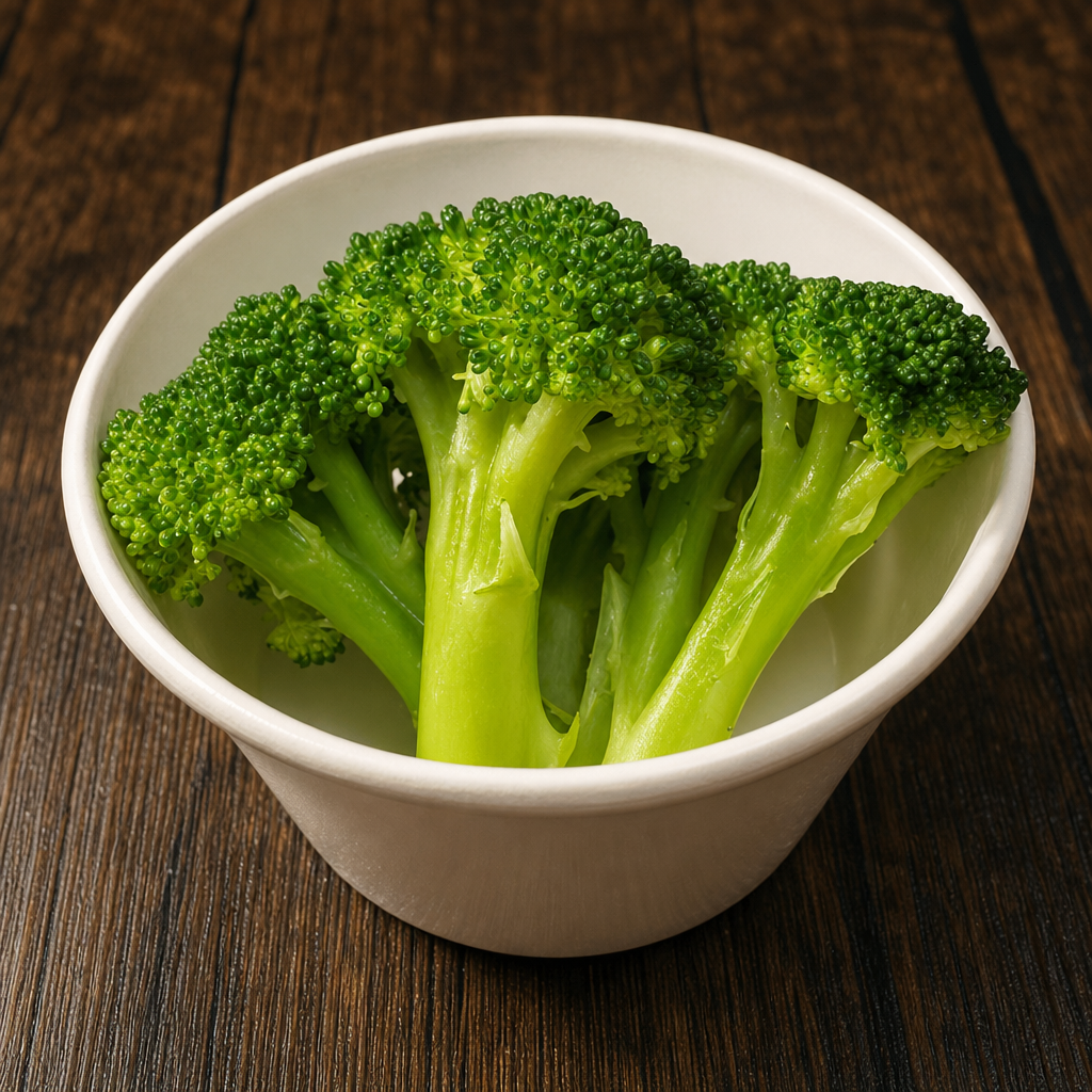 Side Broccoli 4oz cup.