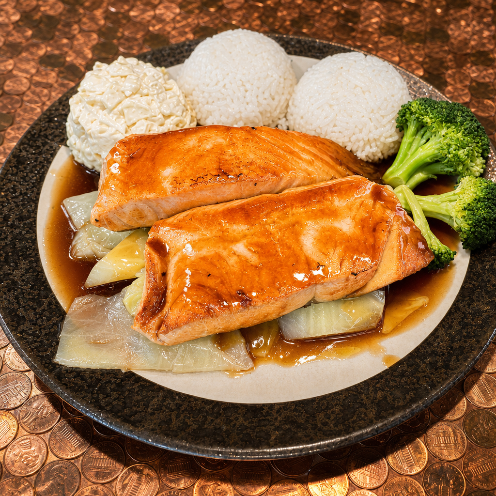 Aloha Salmon Platter (8oz) New!.