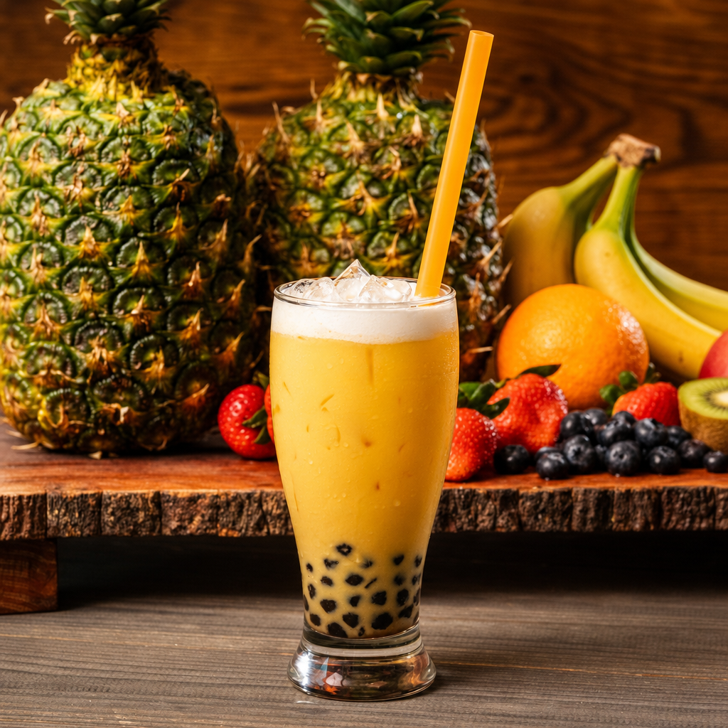 Mango Bubble Tea.