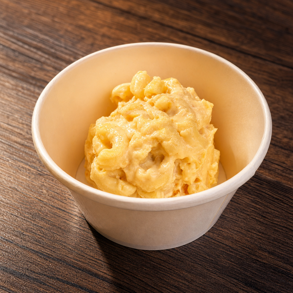 Side Macaroni Salad 1 scoop.