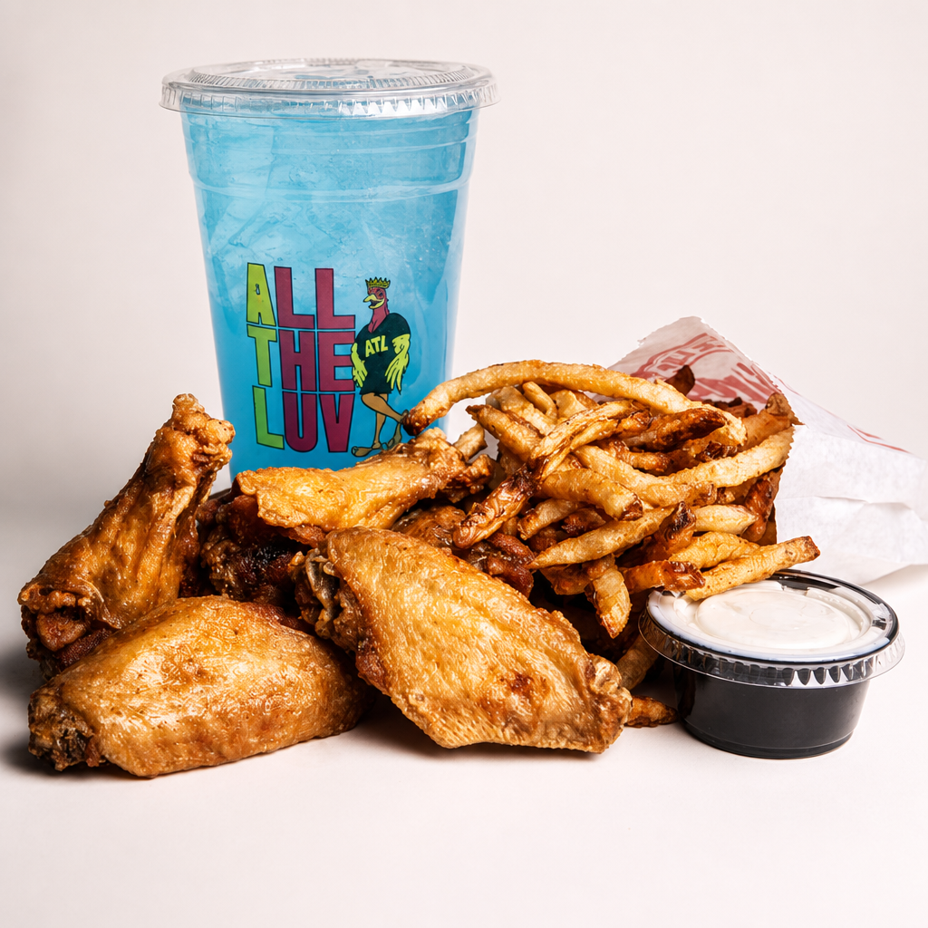 Combo #1 Bone-In Wings