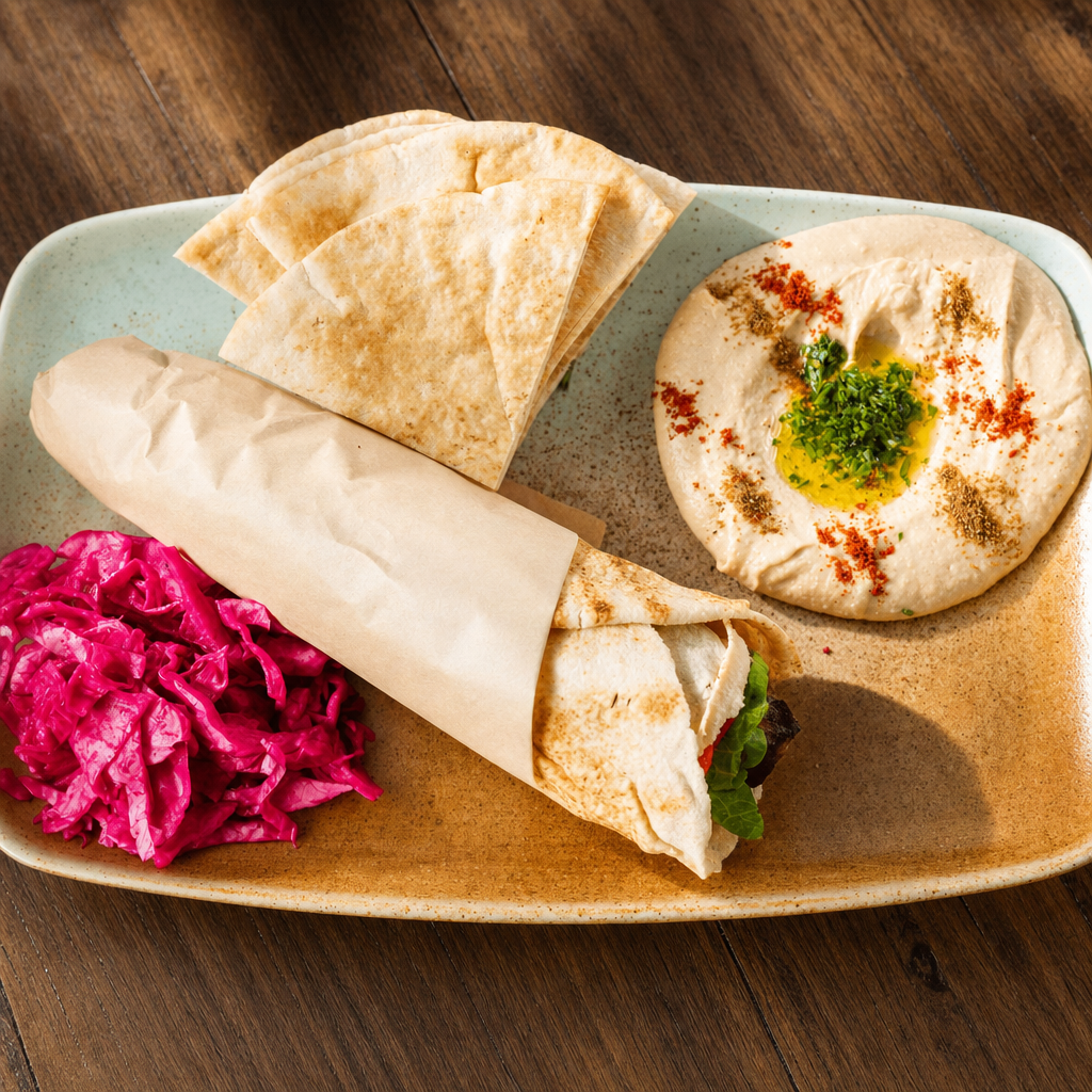 Chicken Kebab Wrap Combo