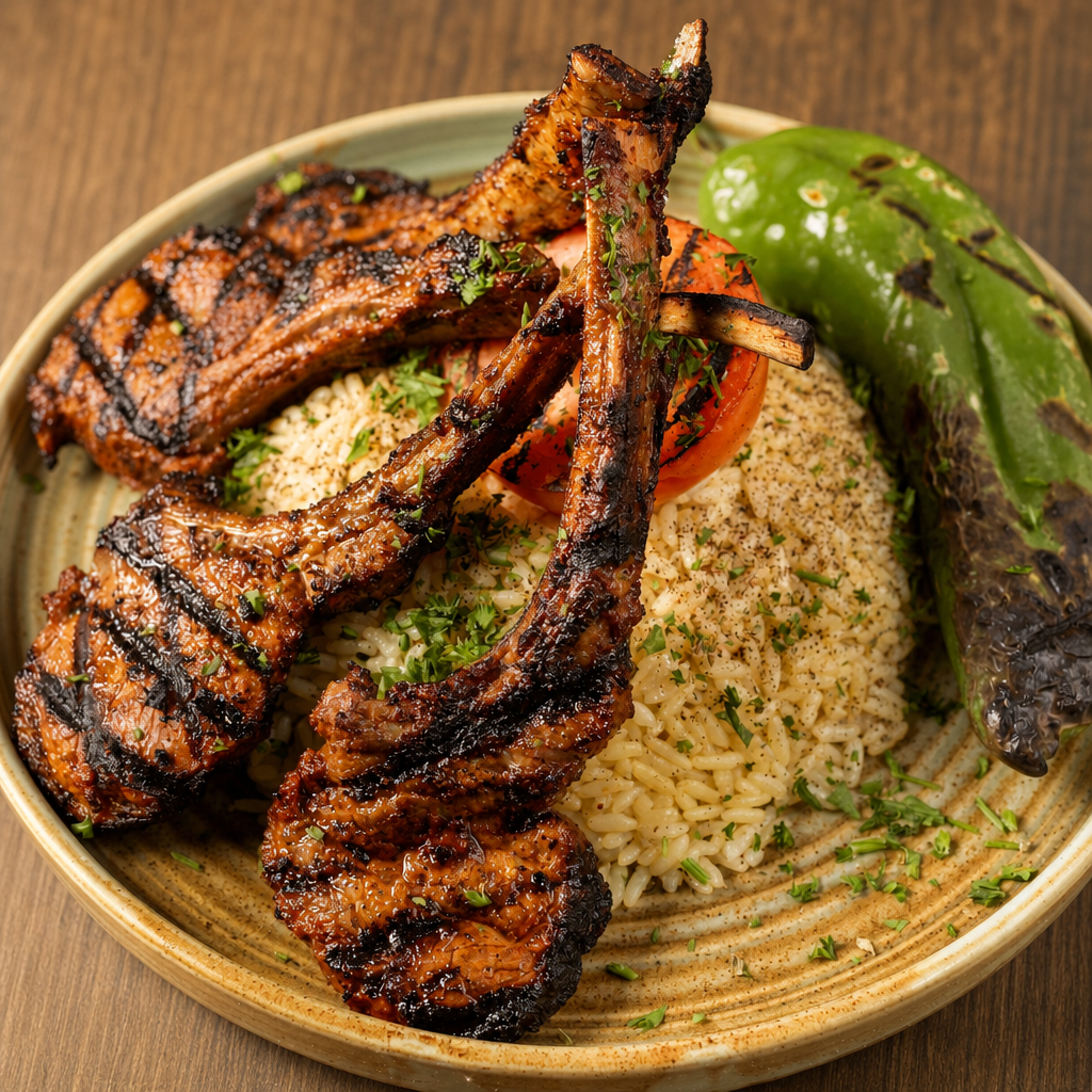 New Zeal & Lamb Chops Platter