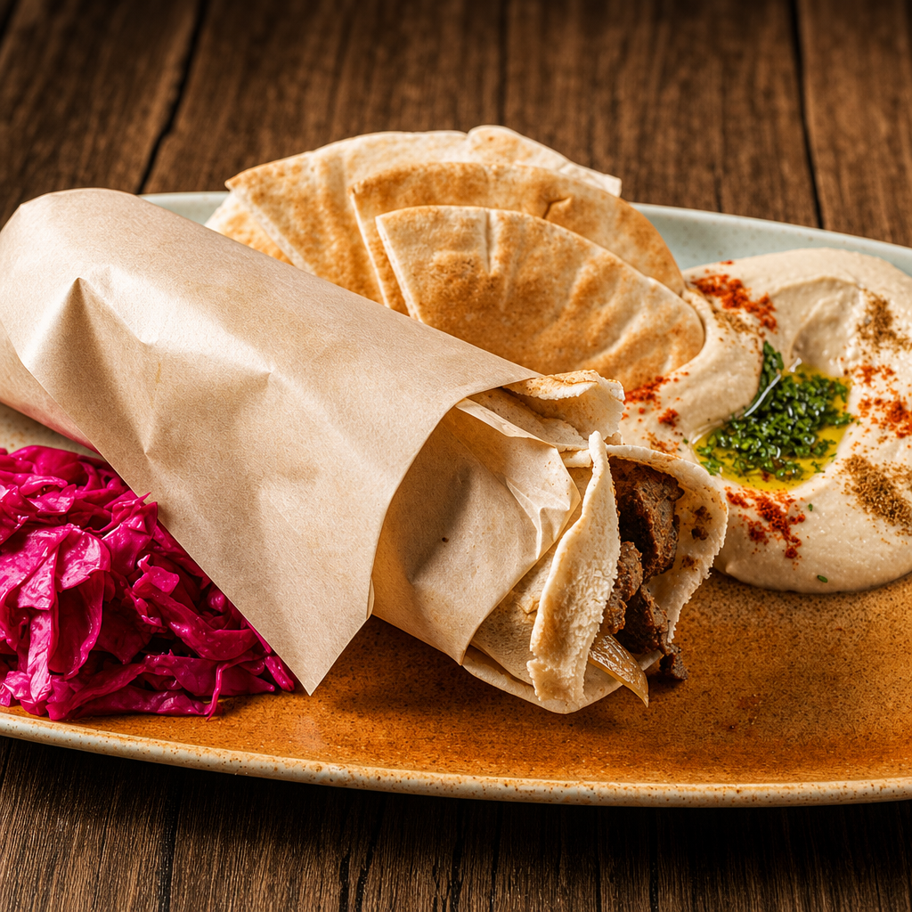 Beef Shawarma Wrap Combo