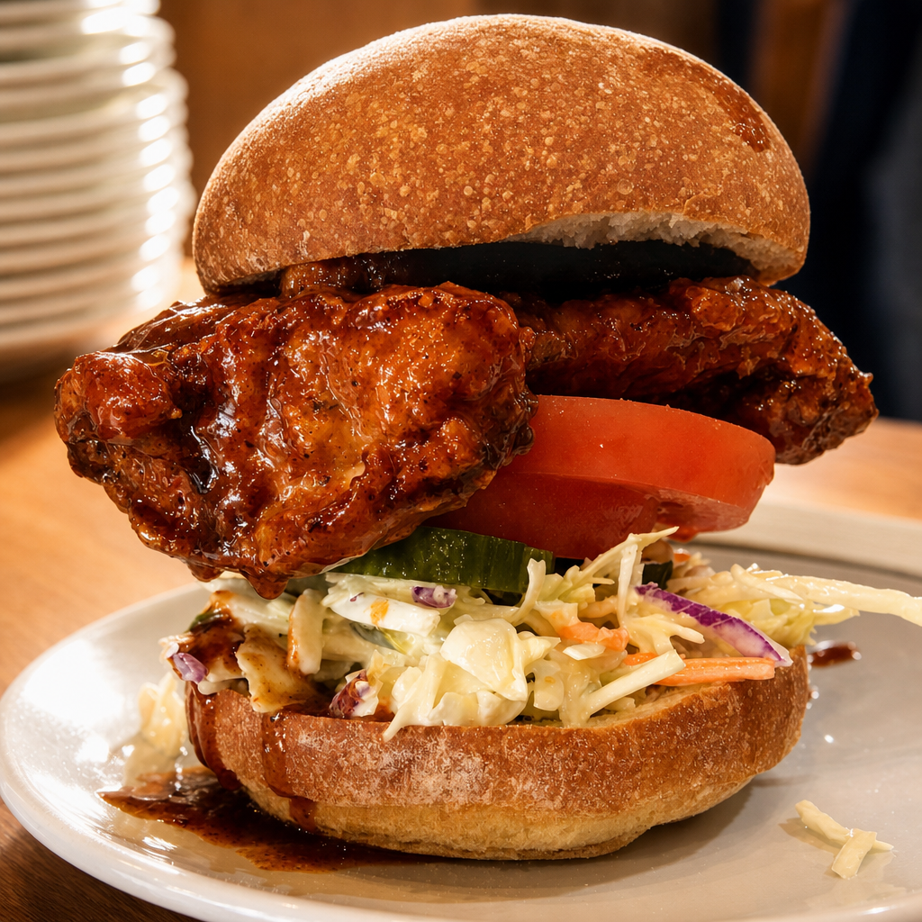 SpiSeattle Chicken Sandwich (mild-moderate Seattle spicy)