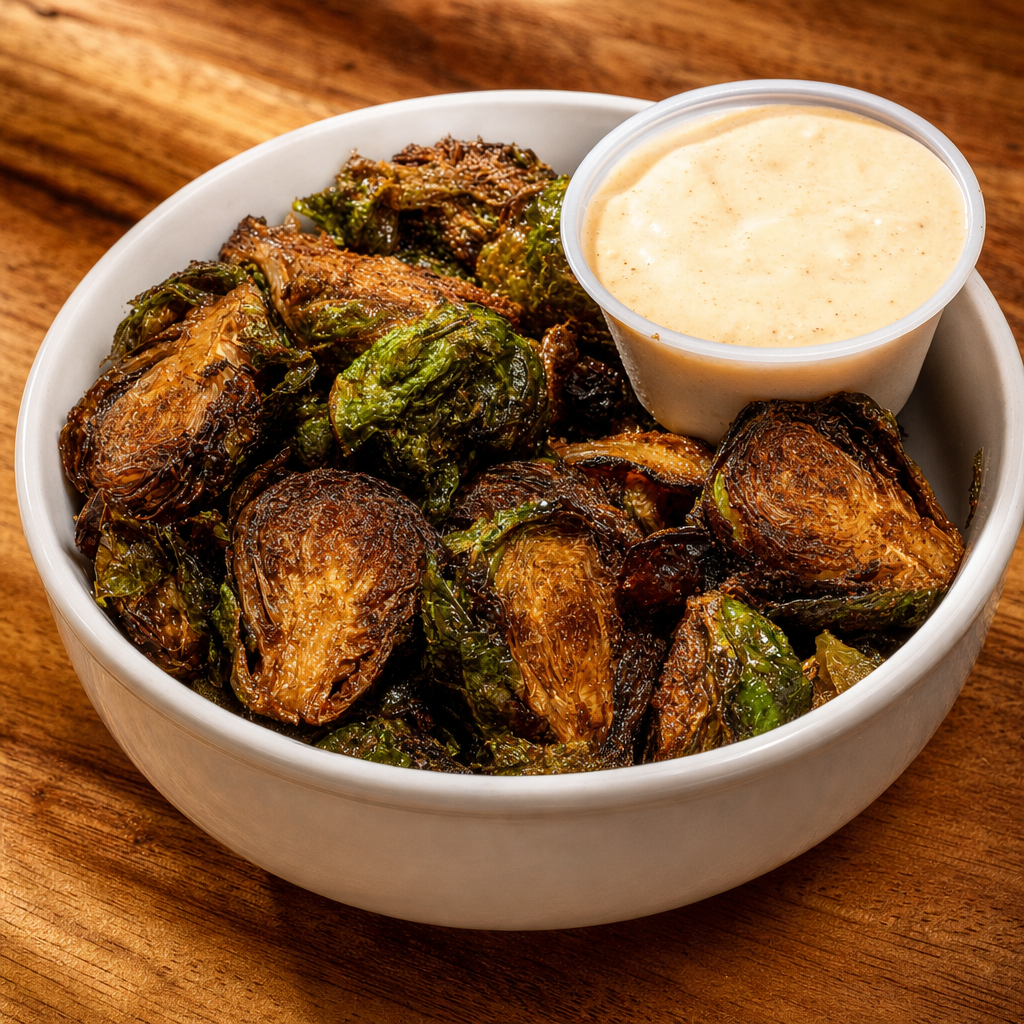 Fried Brussels Sprouts (gf/veg)