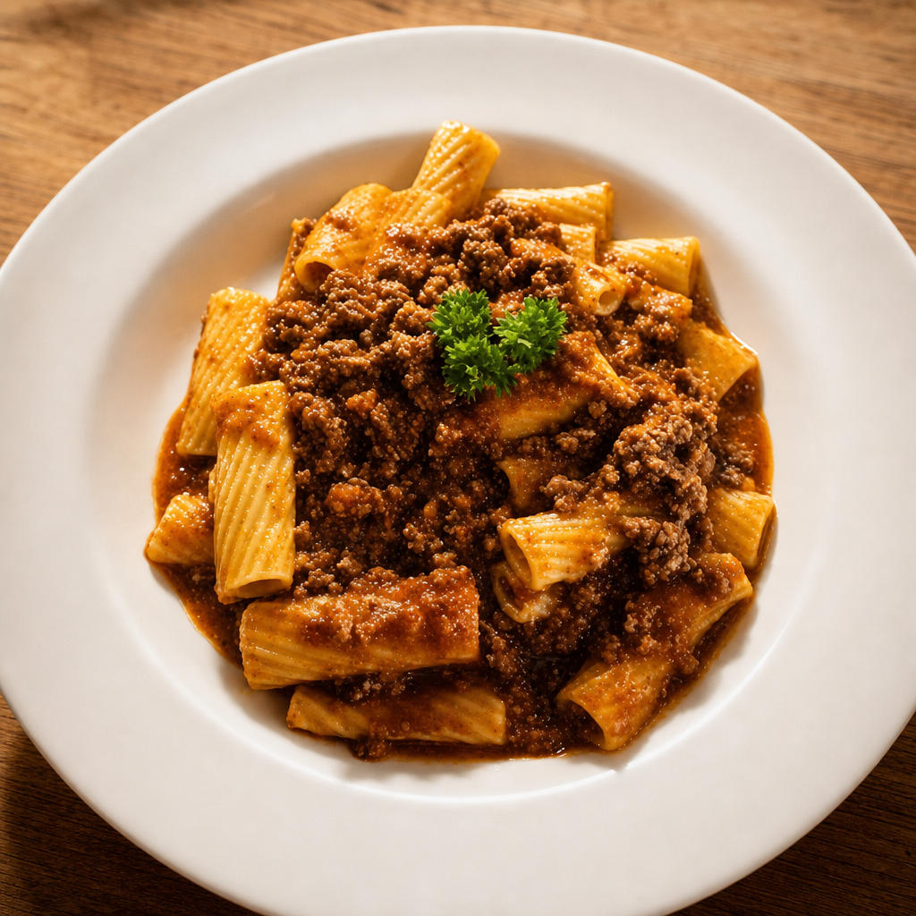 Rigatoni Bolognese