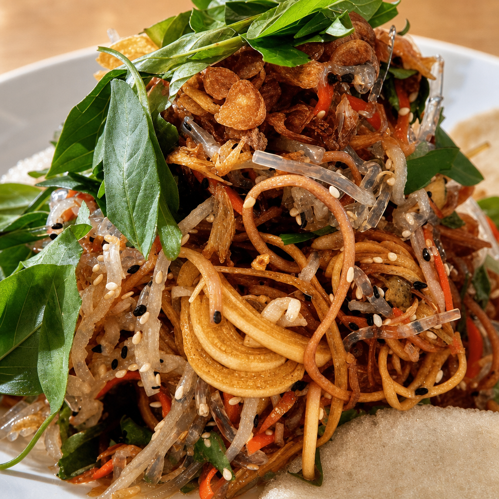 Banana Flower Salad.