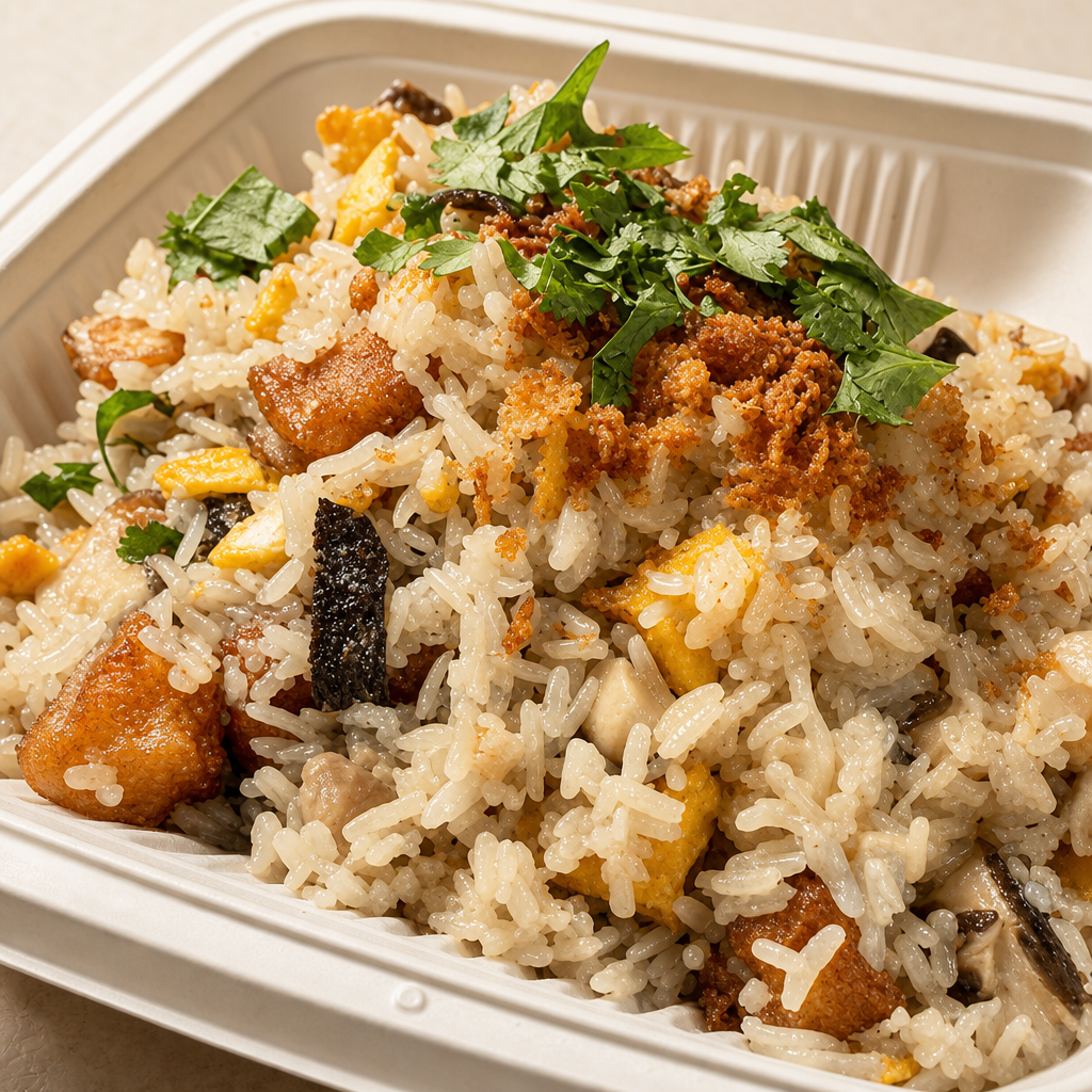 R2. Chickin & Mushrooms Fried Rice.