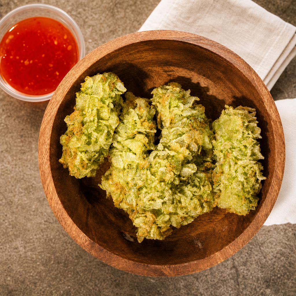 A11. Sticky Rice & Tofu Tempura.
