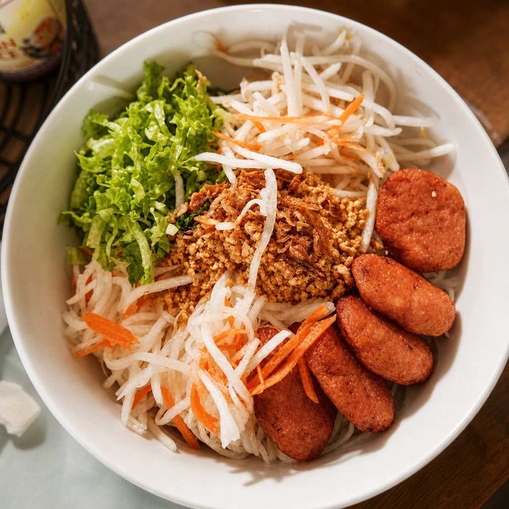 R12. BBQ Sausage Vermicelli.