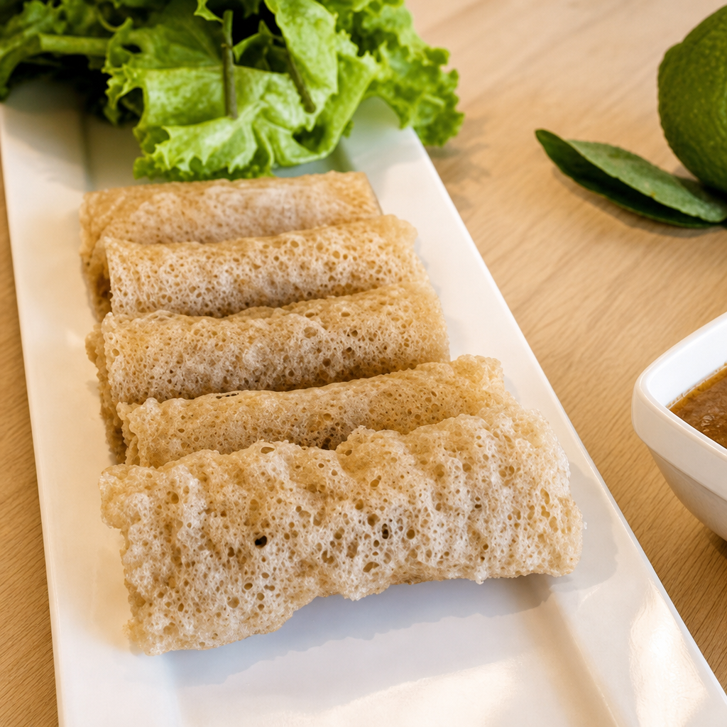 A8. Green Lotus Eggrolls.