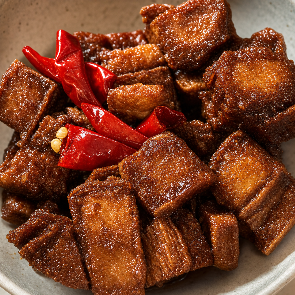 F2. Caramelized Roasted Pork in Clay Pot.
