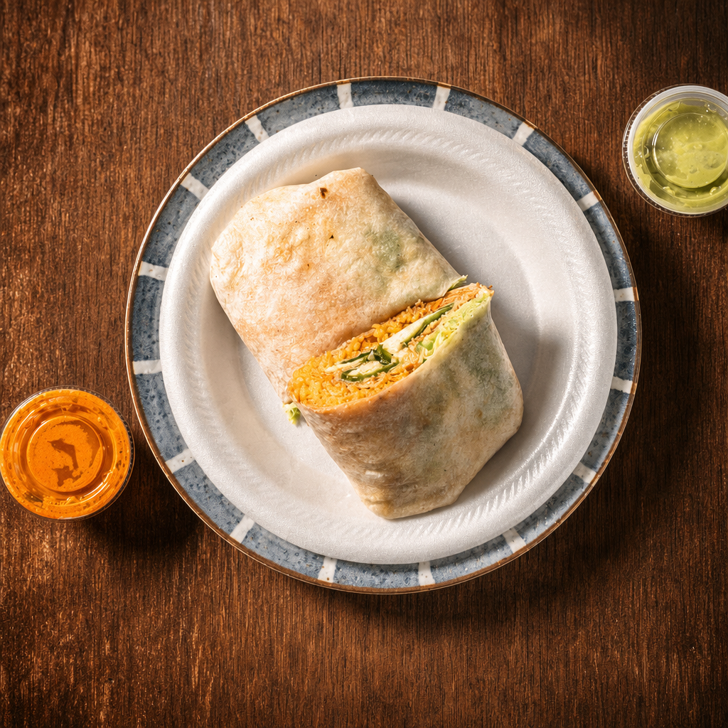 Veggie Oasis Burrito.