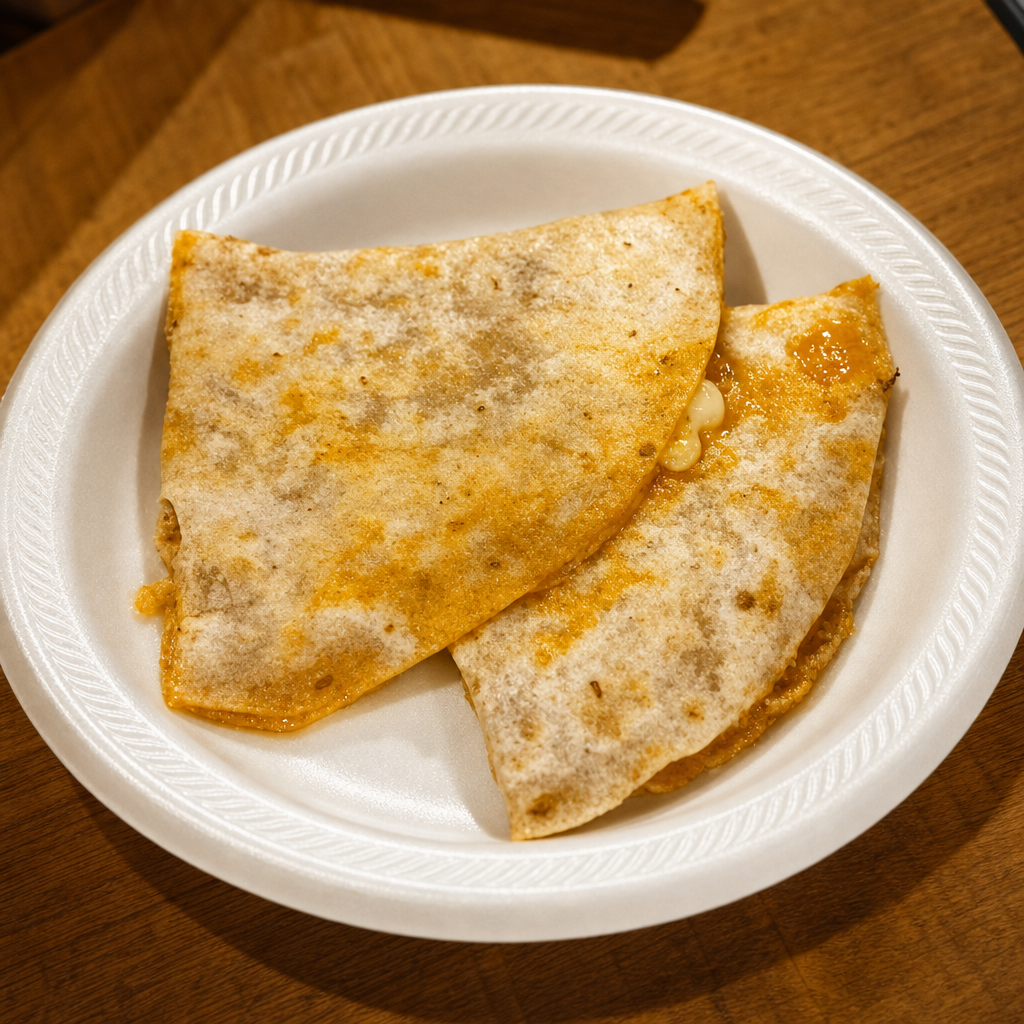 Flour Tortilla Quesadillas.