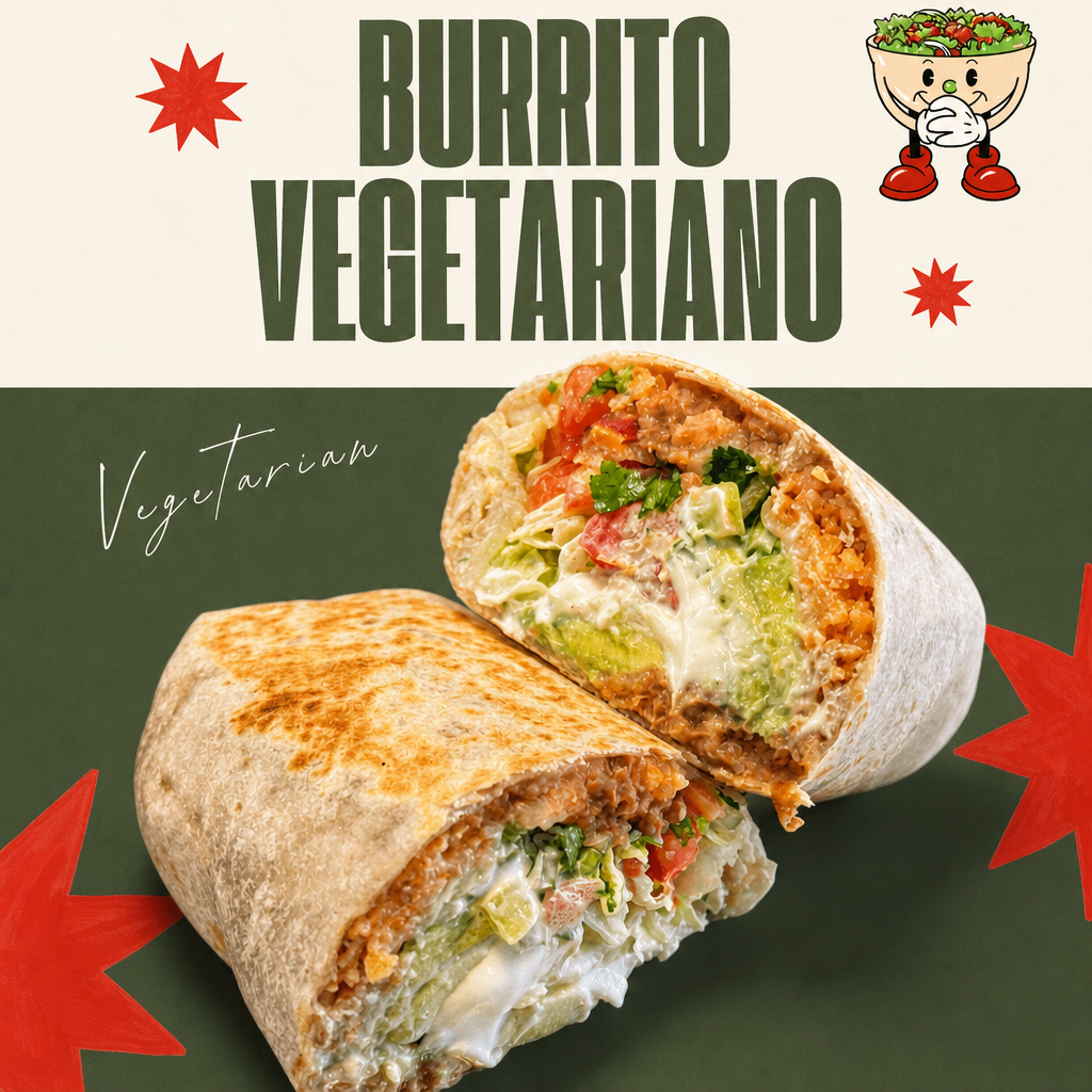 Burrito Vegetariano.