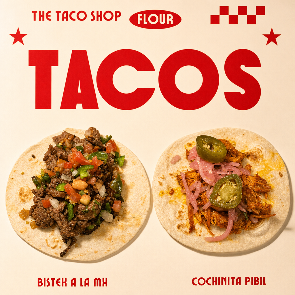 Flour Tortilla Taco.
