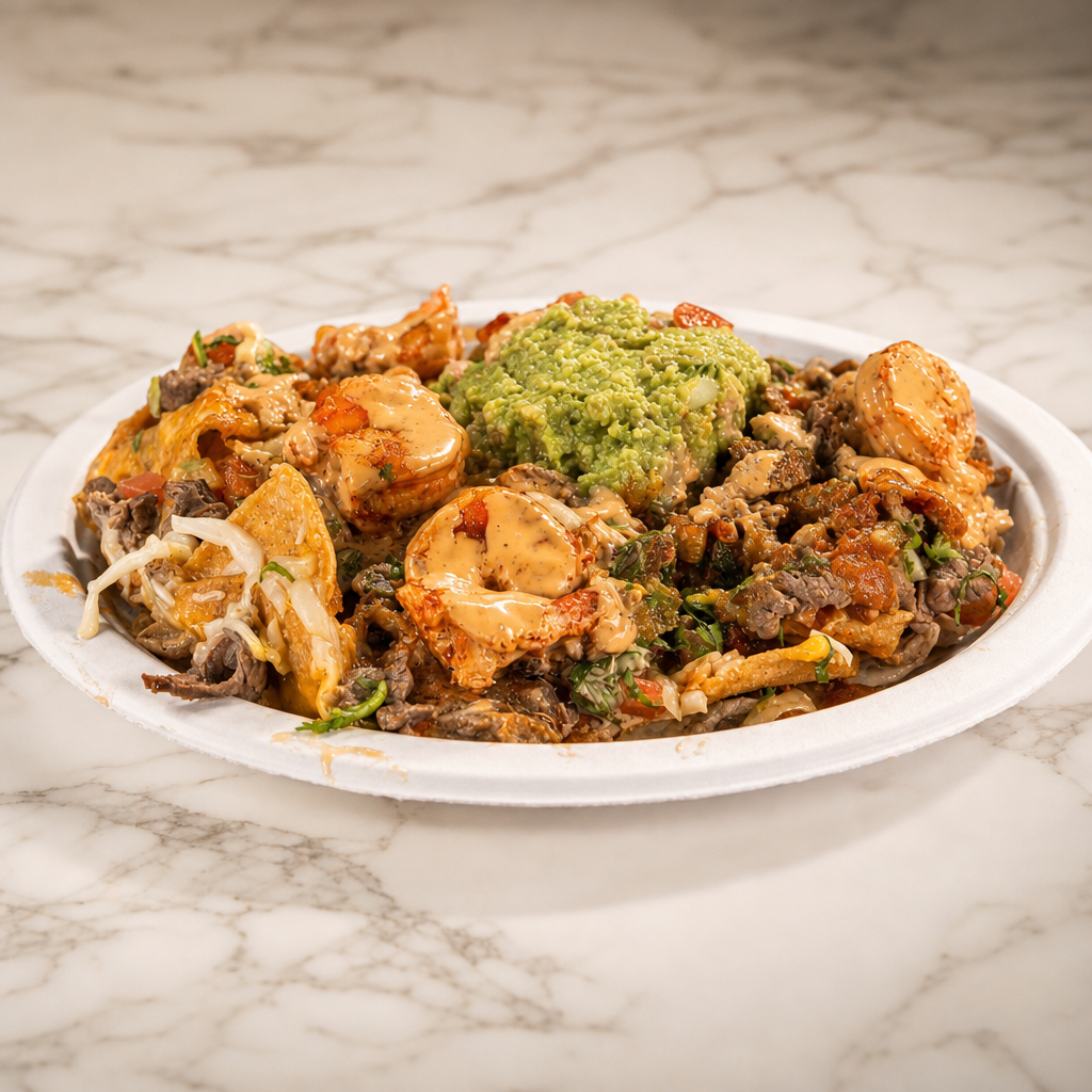 Surf N' Turf Nachos.