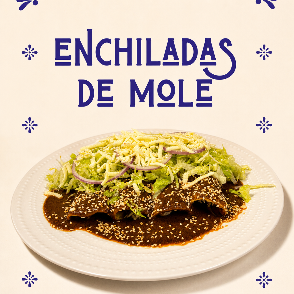 4 Enchiladas de Mole