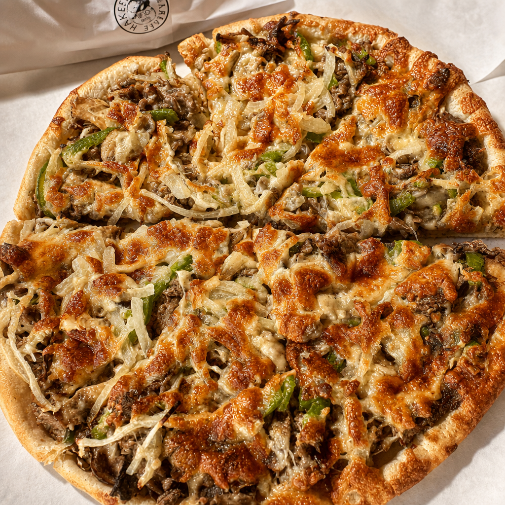 Philly Cheesesteak Pizza