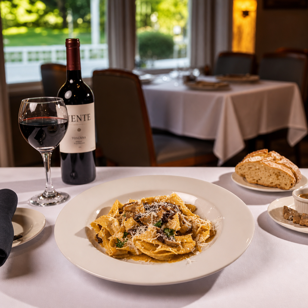 Pappardelle Con Funghi.