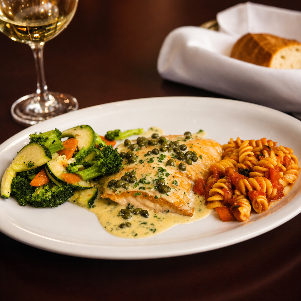Piccatina di salmone.