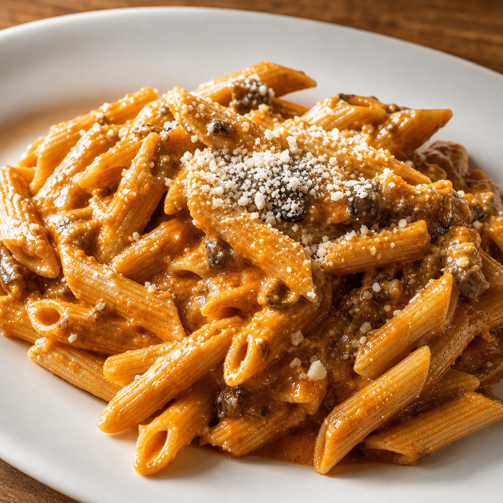 Penne Alla Lucchese.