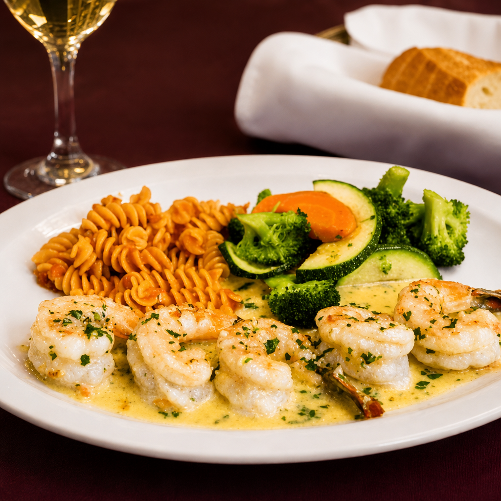 Prawns Dore.