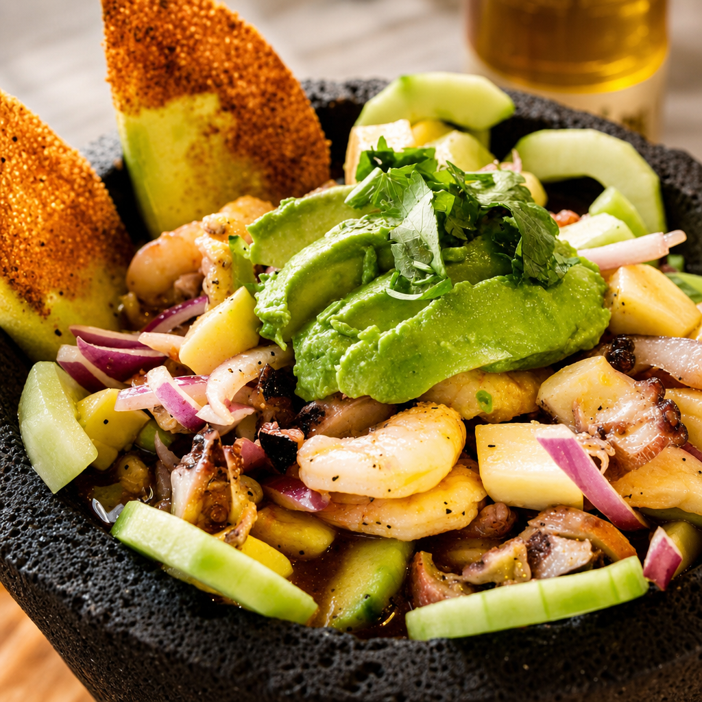 Molcajete de Mariscos Frío