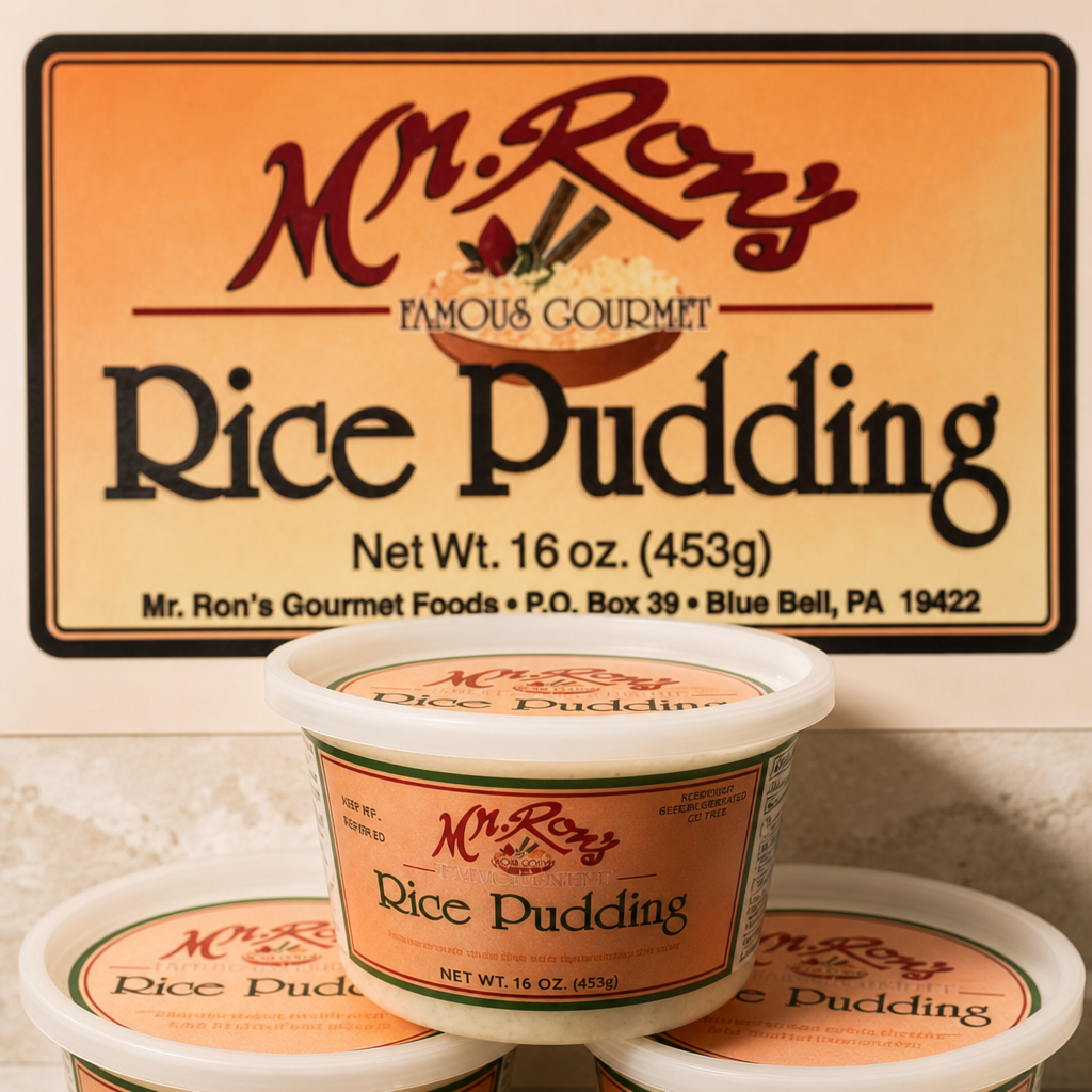Mr. Ron’s Rice Pudding.