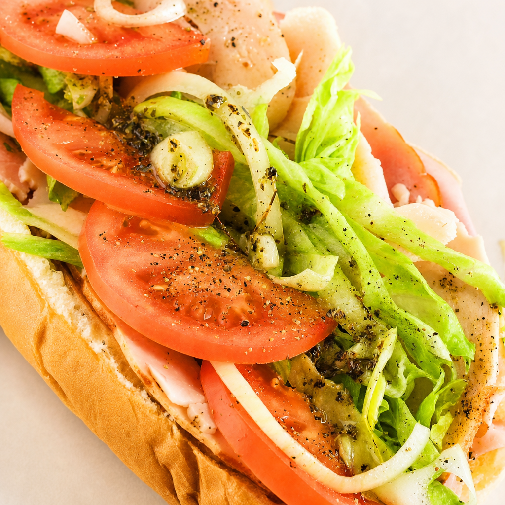 Honey Chicken Hoagie Small.