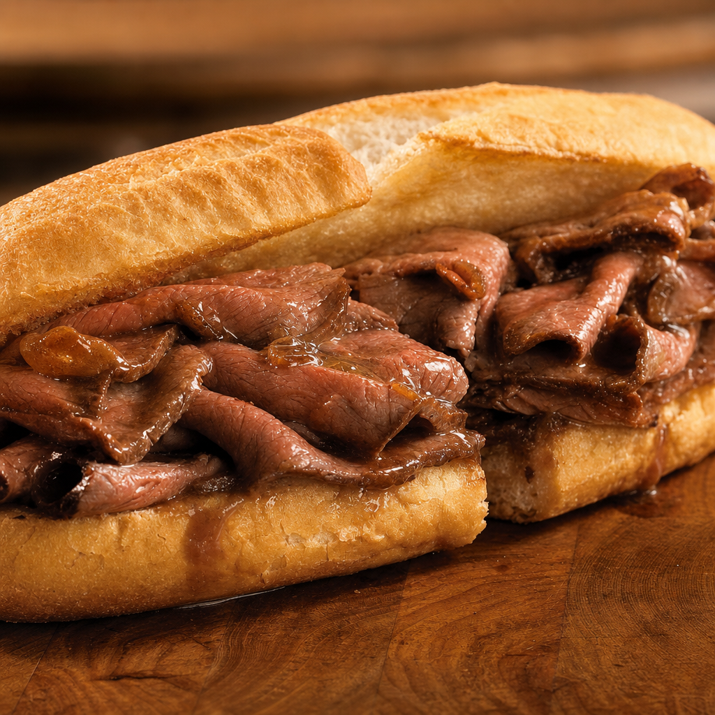 Hot Roast Beef Sandwich Large.