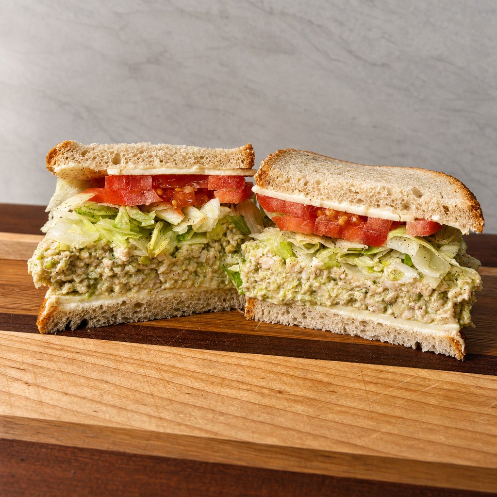 Pesto Chicken Salad Sandwich.