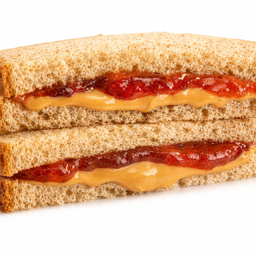 Peanut Butter & Jelly Sandwich.
