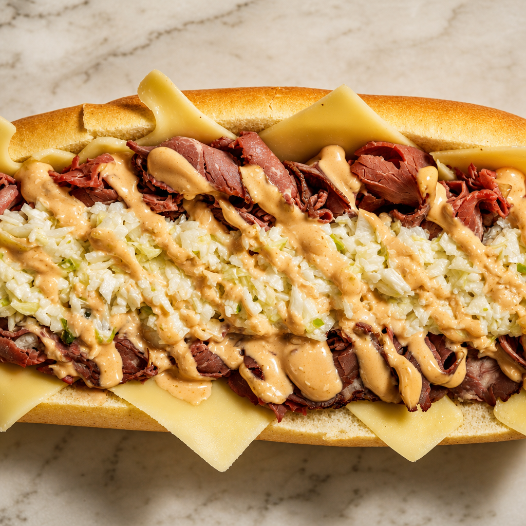 Roast Beef Special Hoagie Large.