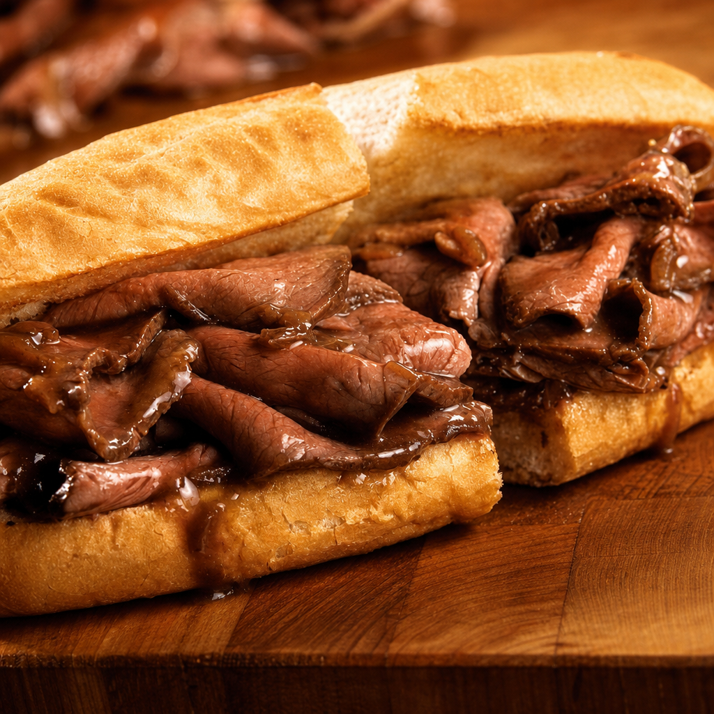 Hot Roast Beef Sandwich Small.