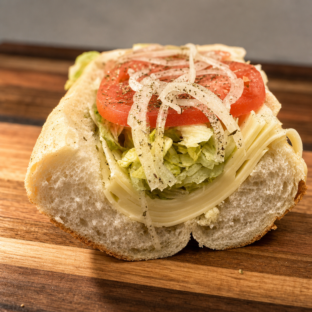 Cheese Hoagie Small.