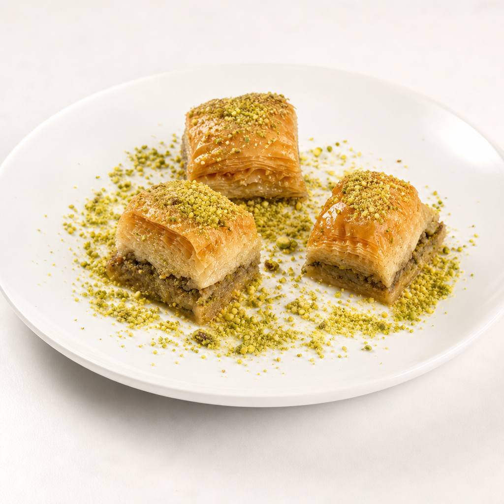 Pistachio Baklava.