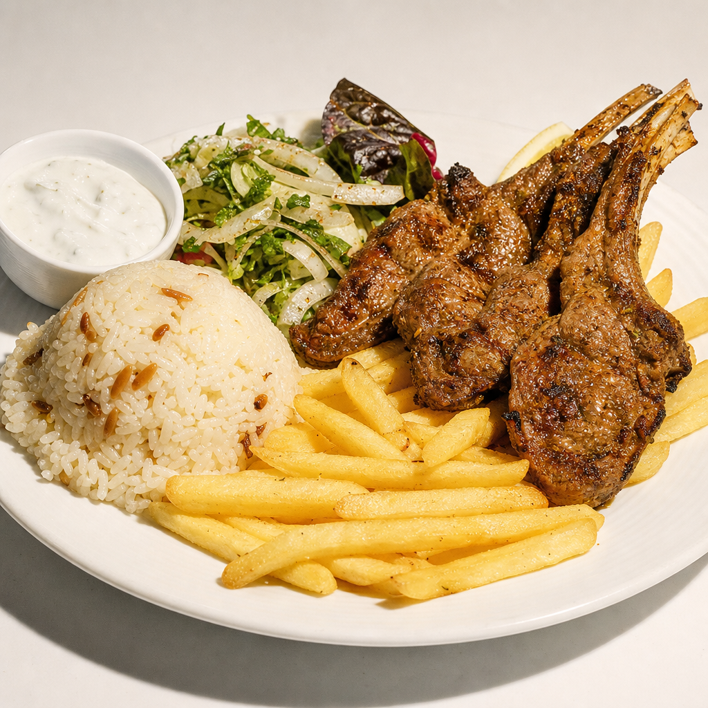 Lamb Chops Kebab.