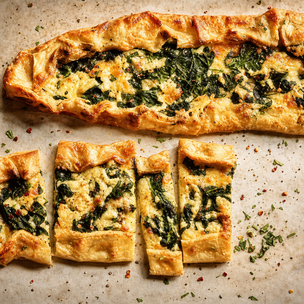 Spinach Pide.
