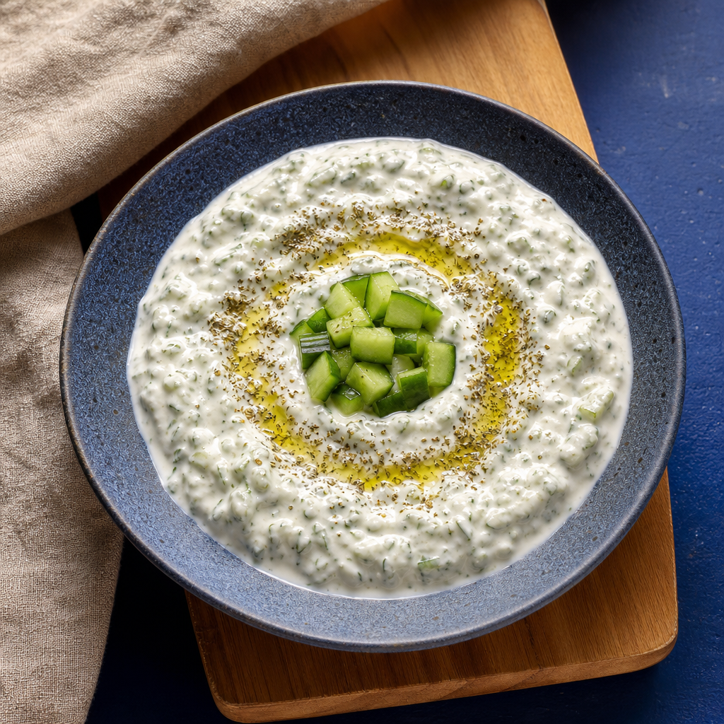 Cacik (Turkish Cucumber Yogurt).
