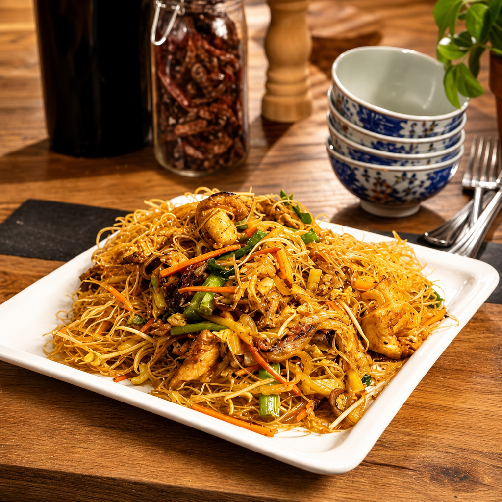 N4. Singapore Fried Rice Noodles - 新加坡炒米粉