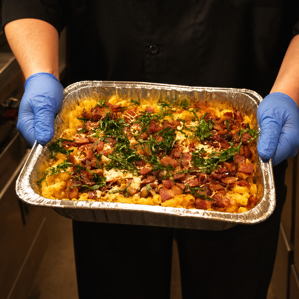 Gourmet Mac and Cheese Pan. Serves 6-8 ppl.