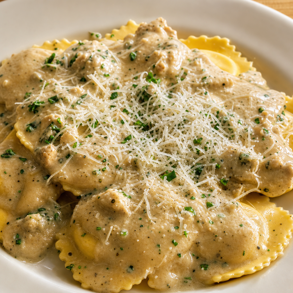 Lobster Ravioli.