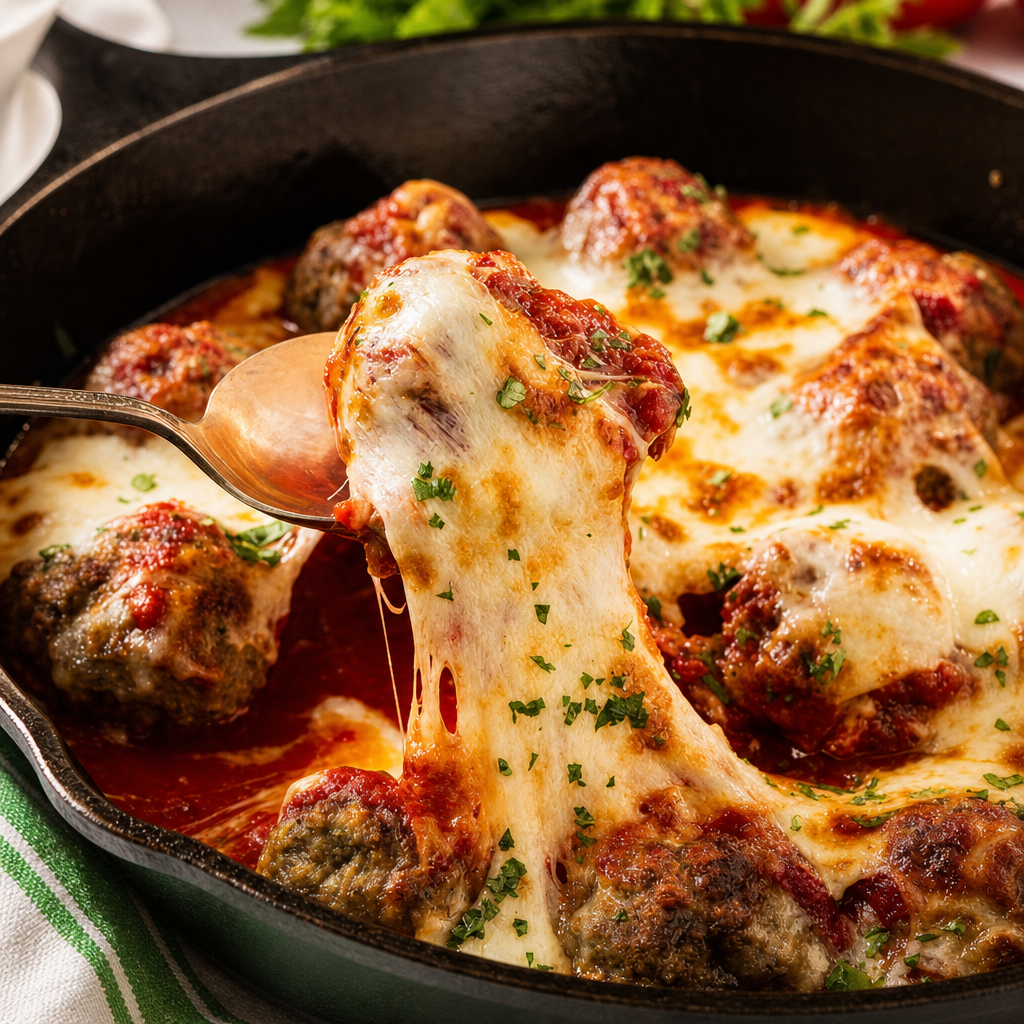 House-Made Meatballs and Mozzarella.