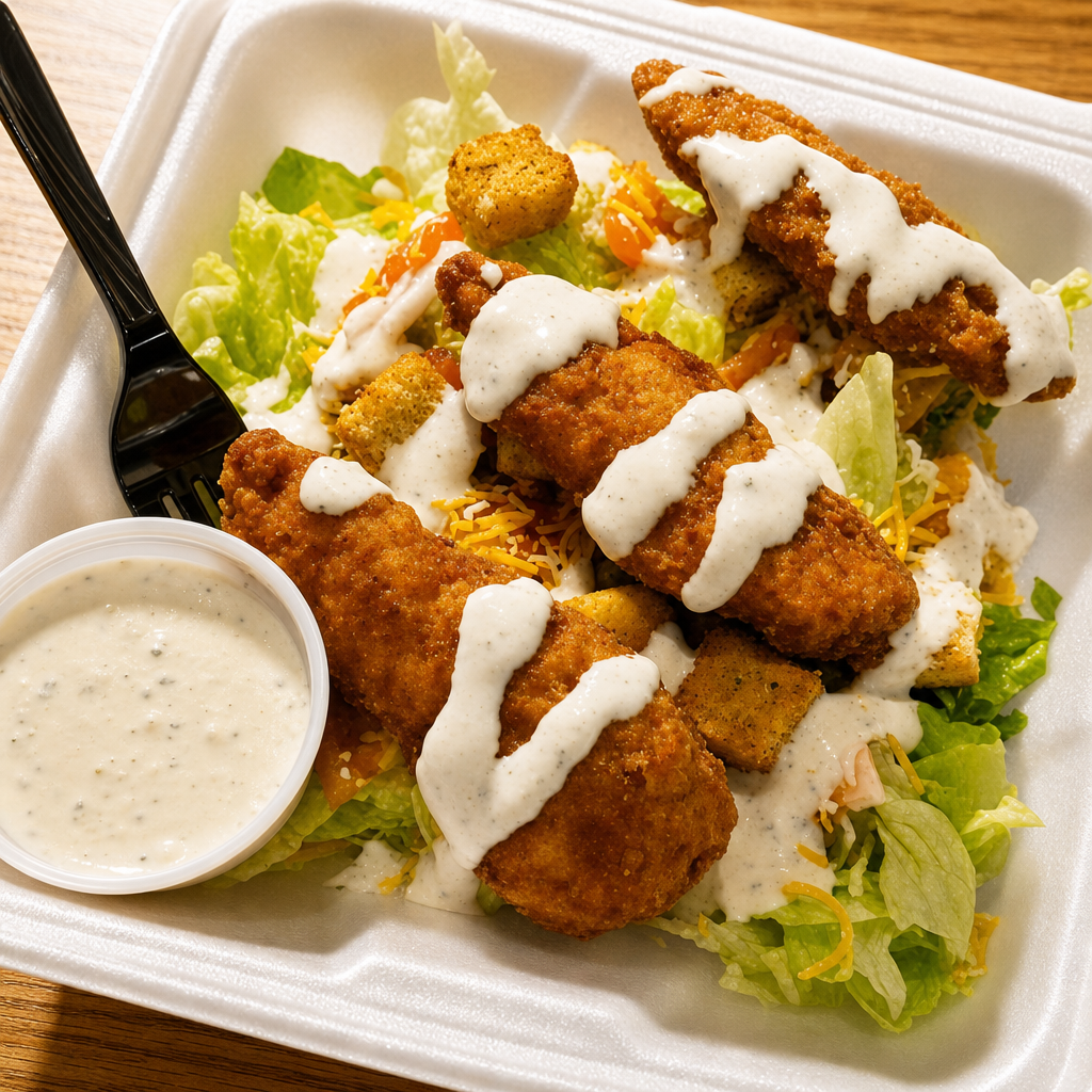 Chicken Tender Salad.