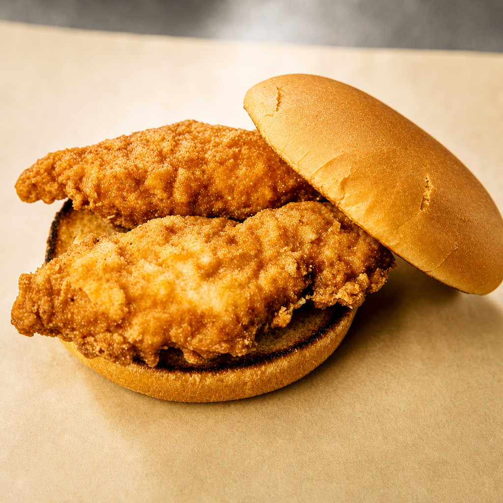 Chicken Tender Burger.