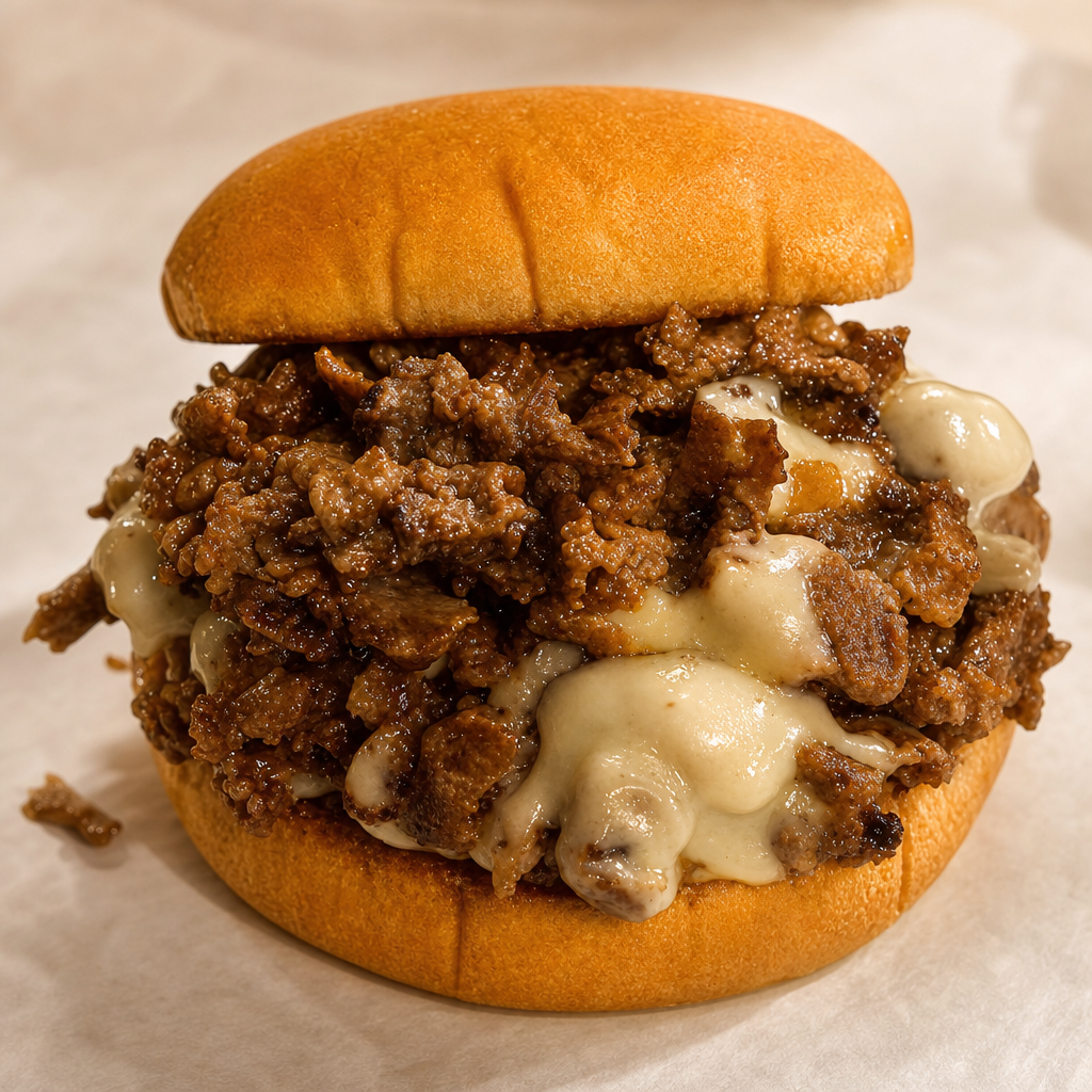 Shaved Steak Burger