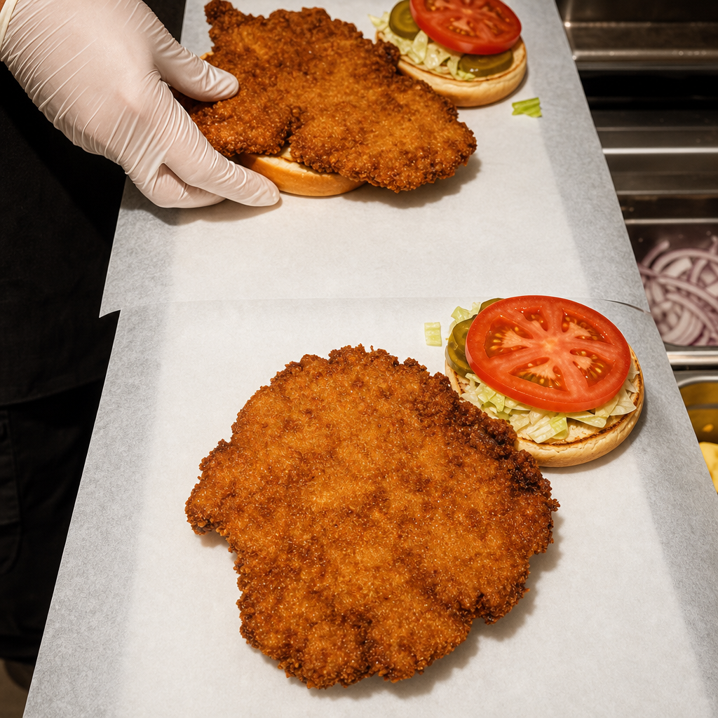 Pork Tenderloin Sandwich.